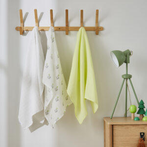 100% Cotton Muslin Squares - 3 pack